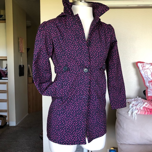 pink platinum rain jacket